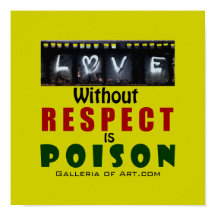 Amor sin respeto ~ 12x12 Poster