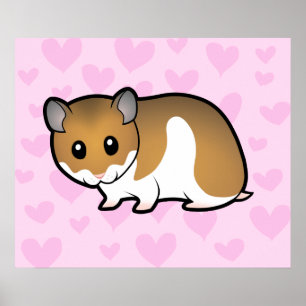 Póster Amor sirio de Hamster