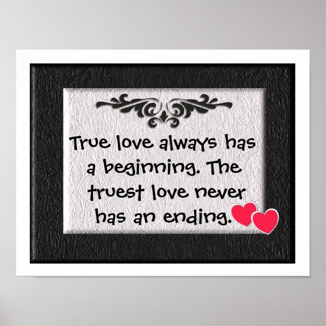 Póster Amor verdadero (Frente)