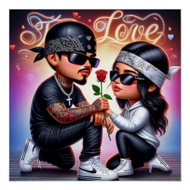 Póster Amor verdadero (Anverso)