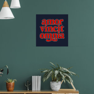 Póster Amor vincit omnia