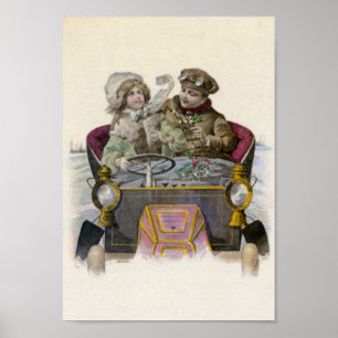Póster Amor vintage