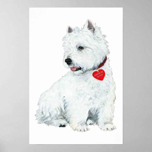 Póster Amor Westie (Frente)