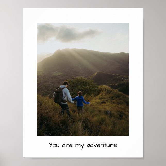 Póster Amor y boda personalizable de pareja inspiradora (Frente)