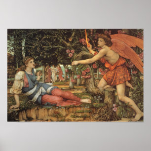 Póster Amor y la doncella por John Stanhope