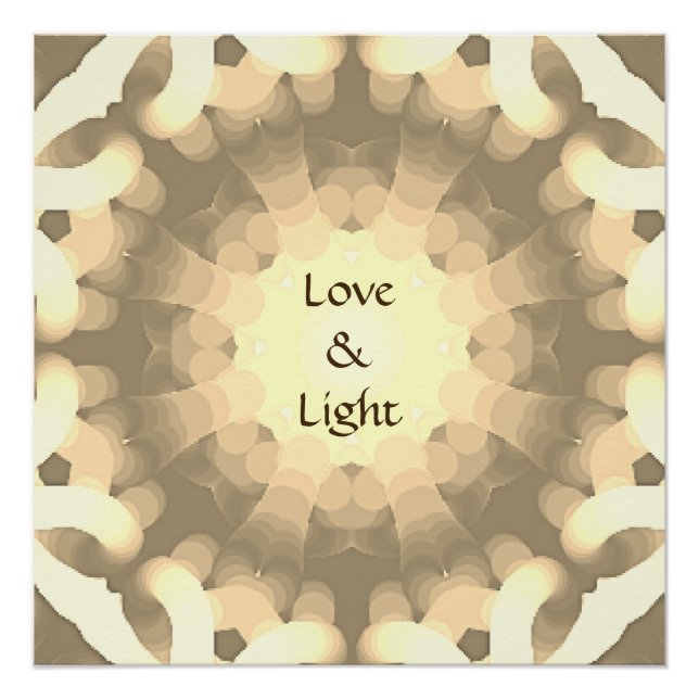 Póster Amor y luz (Anverso)