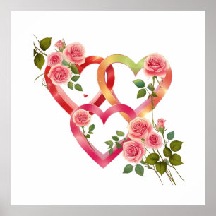 Póster Amor y romance - Especial del Día de San Valentín