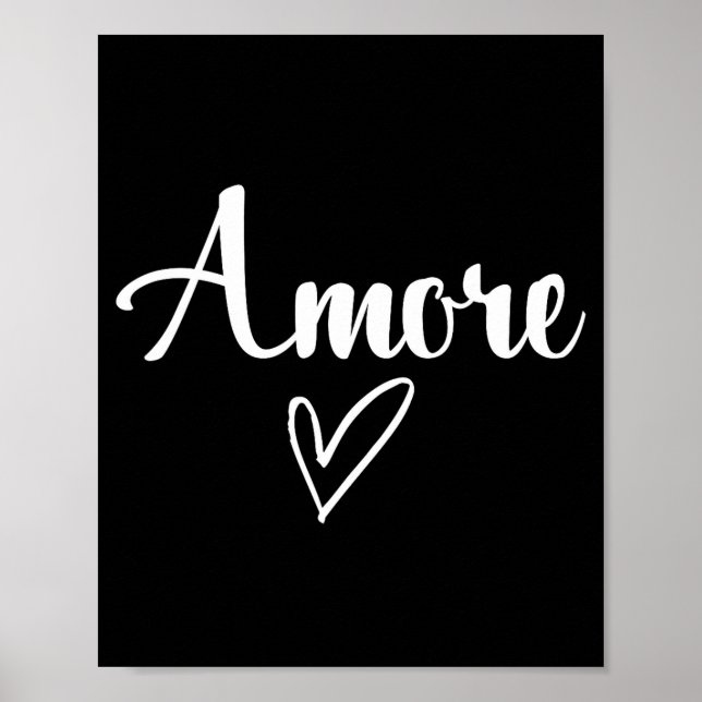 Póster Amore - Italian Love Valentine's Day  (Frente)
