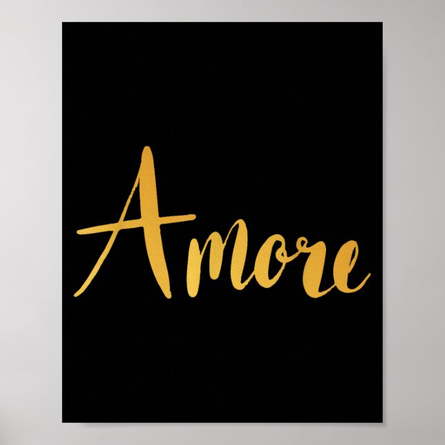 Póster Amore - Italian Love Valentine's Day  (Frente)
