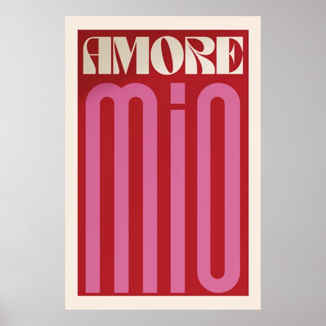 Póster Amore Mio Poster (Frente)