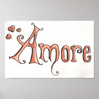 Póster Amore Poster