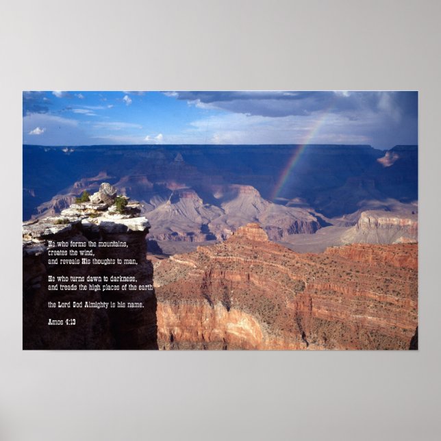 Póster Amos 4:13. Poster (Frente)