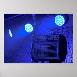 Póster Amp azul
