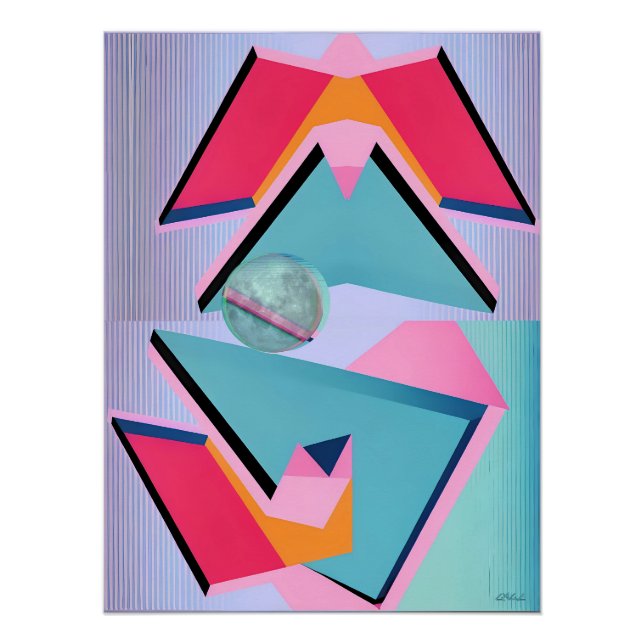 Póster Ampamstract  (Anverso)