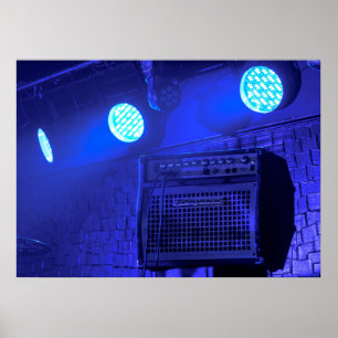 Póster Amperio azul