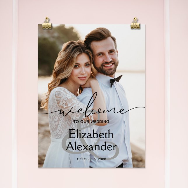 Póster Ampersand Boda Welcome (Subido por el creador)