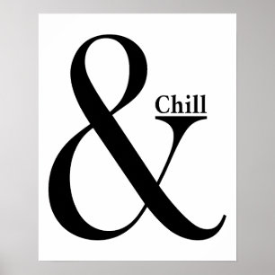 Póster Ampersand Chill
