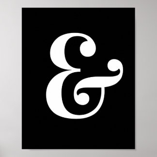 Póster Ampersand Mark Wall Poster