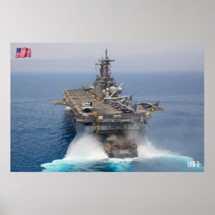 PÓSTER AMPHIBIOUS ASSAULT SHIP – LHD-3