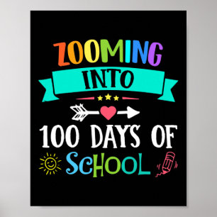Póster Ampliación A 100 Días De Regalo De Maestros Escola