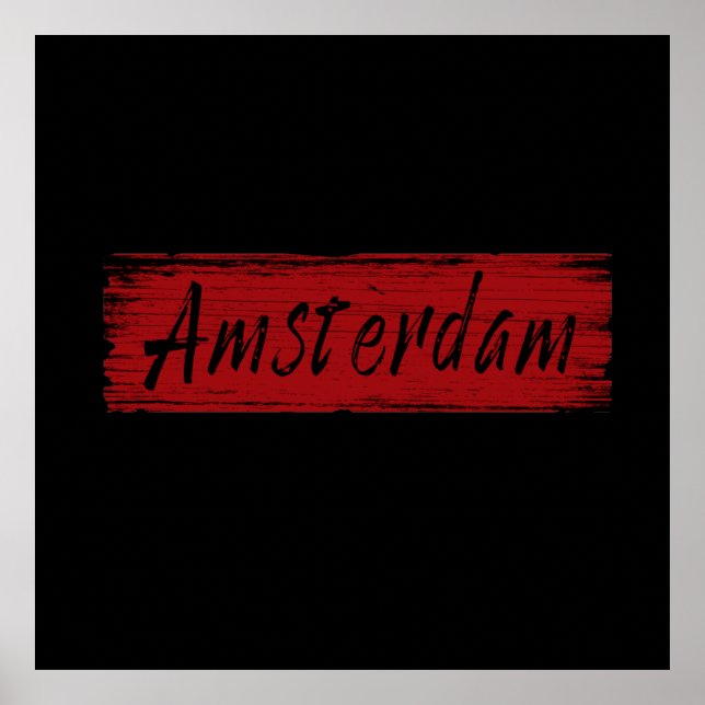 Póster Ámsterdam (Frente)