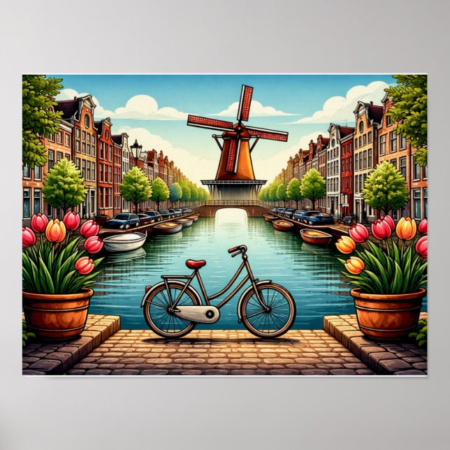Póster Ámsterdam (Frente)