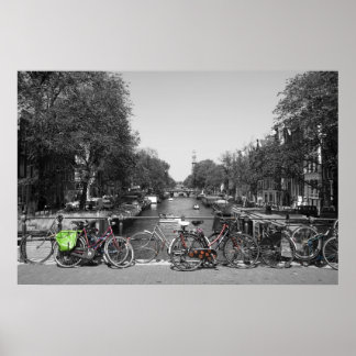 Póster Ámsterdam Bicycles