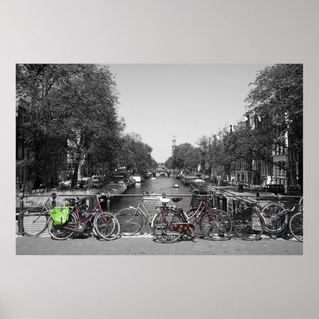 Póster Ámsterdam Bicycles (Frente)