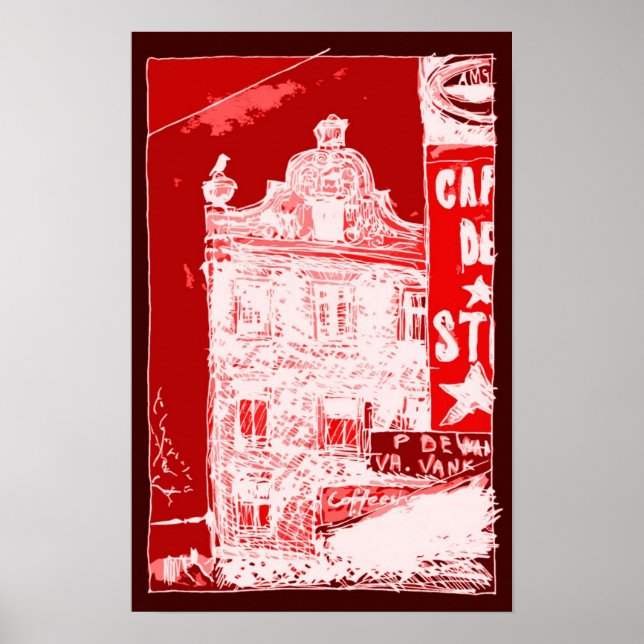 Póster amsterdam crow (Frente)