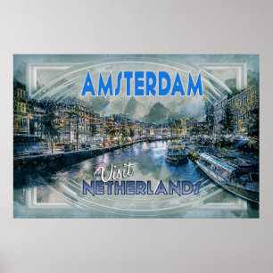 Póster Amsterdam, de la "Visita..."