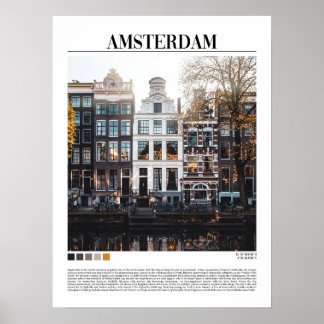 Póster Amsterdam - Holanda