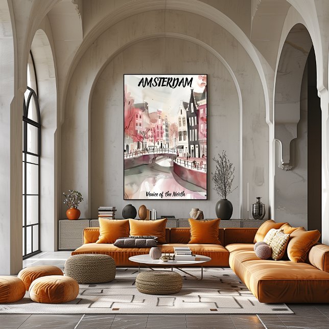 Póster Amsterdam: La Venecia del Norte. (Subido por el creador)