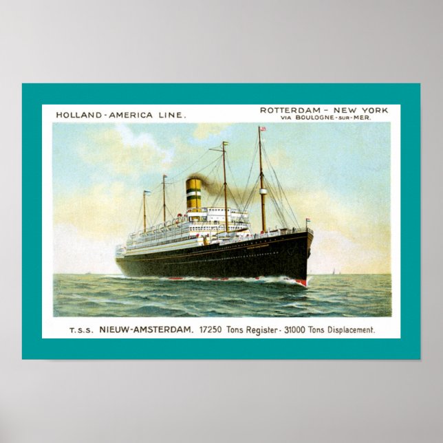 Póster Ámsterdam Nieuw de 1906 (Frente)