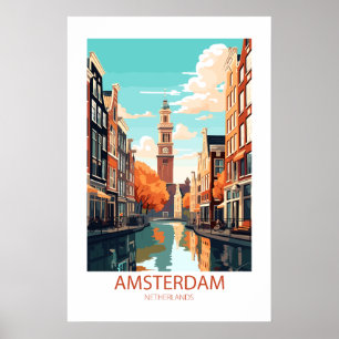 Póster Ámsterdam Países Bajos