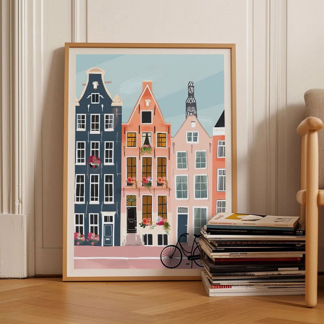 Póster Amsterdam Print Amsterdam Illustration Amsterdam  (Subido por el creador)