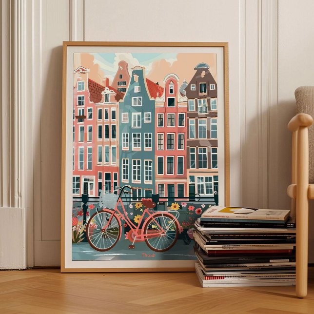 Póster Amsterdam Print Amsterdam Illustration Amsterdam  (Subido por el creador)