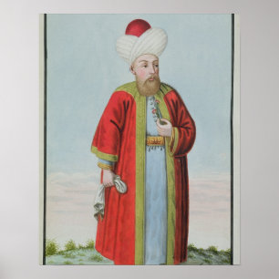 Póster Amurath (Murad) II (1404-51) Sultan 1421-51, from