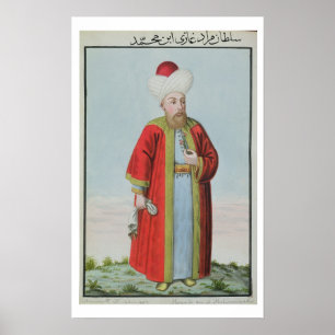Póster Amurath (Murad) II (1404-51) Sultan 1421-51, from