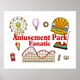 Póster Amusement Park Fanatic