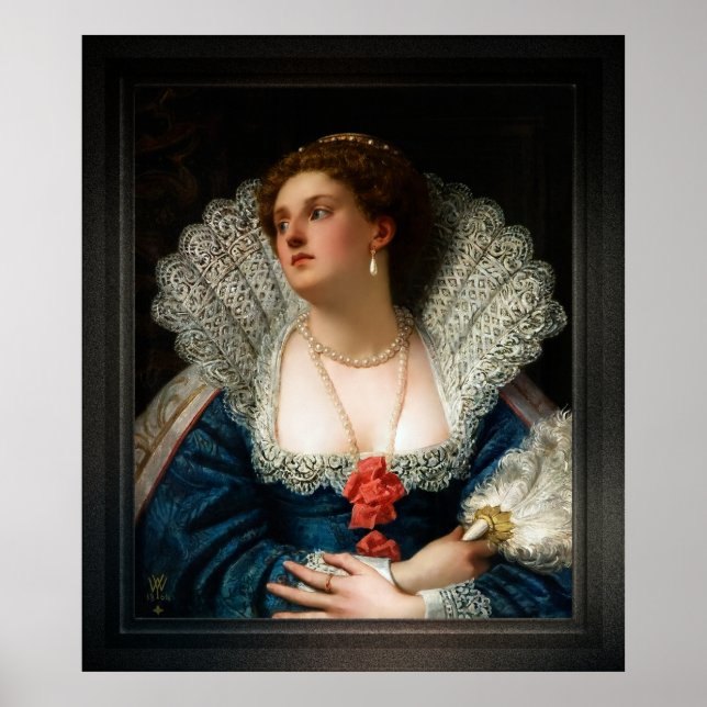 Póster Amy Robsart por William Frederick Yeames (Frente)