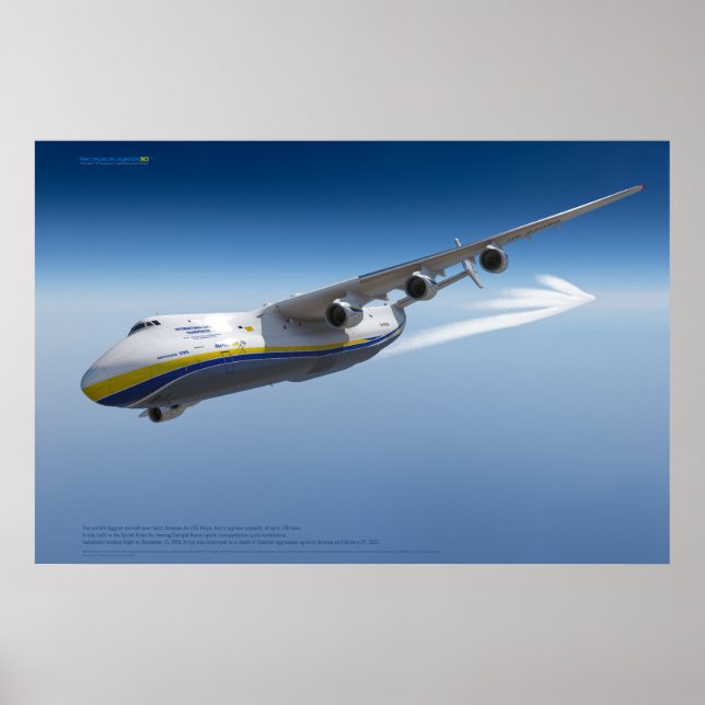 Póster An-225 Mriya: Leyenda de los Cielos (Frente)