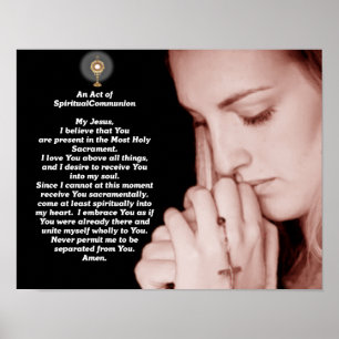 Póster An Act of Spiritual Communion