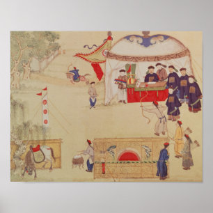 Póster An archery contest, late 18th century