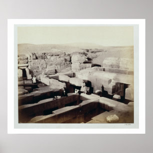 Póster An Excavated Temple at the foot of the Sphinx, 4th