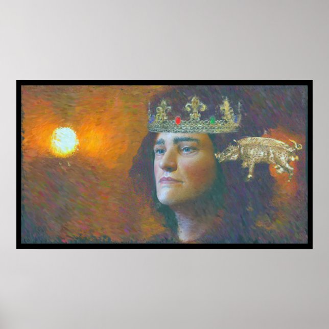 Póster An impressionist artist paints Richard III (Frente)