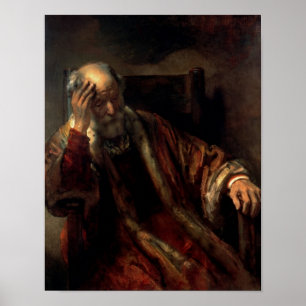 Póster An Old Man in an Armchair
