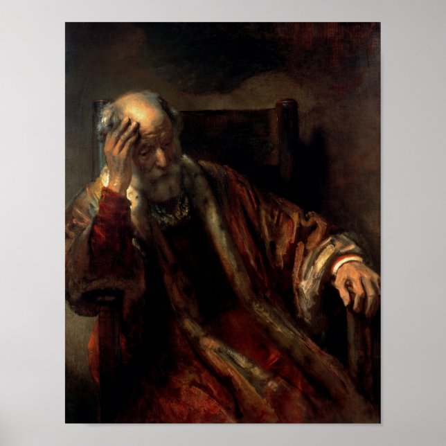 Póster An Old Man in an Armchair (Frente)