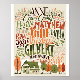 Póster Ana de Green Gables Picture Poster