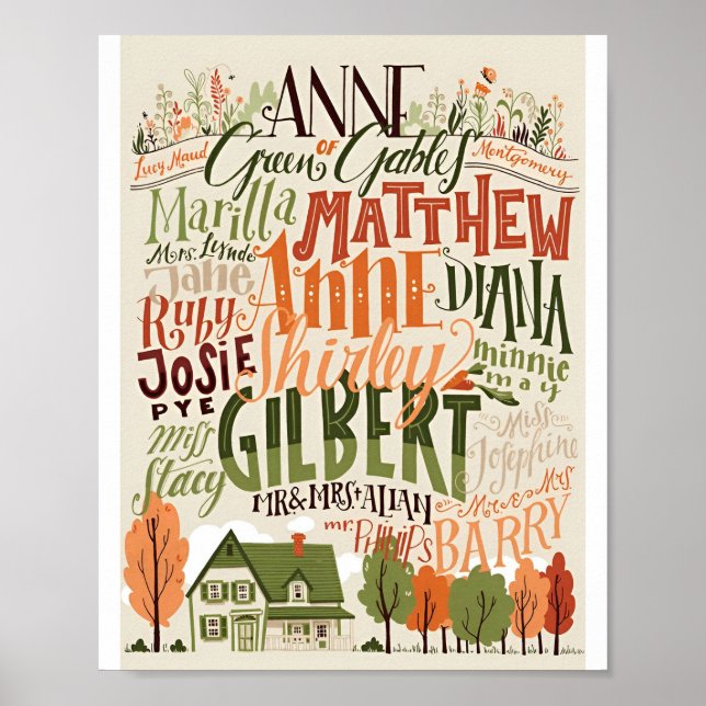 Póster Ana de Green Gables Picture Poster (Frente)