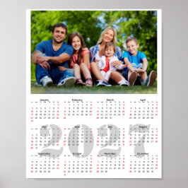 Póster Añade tu propia foto Calendario Poster 2027